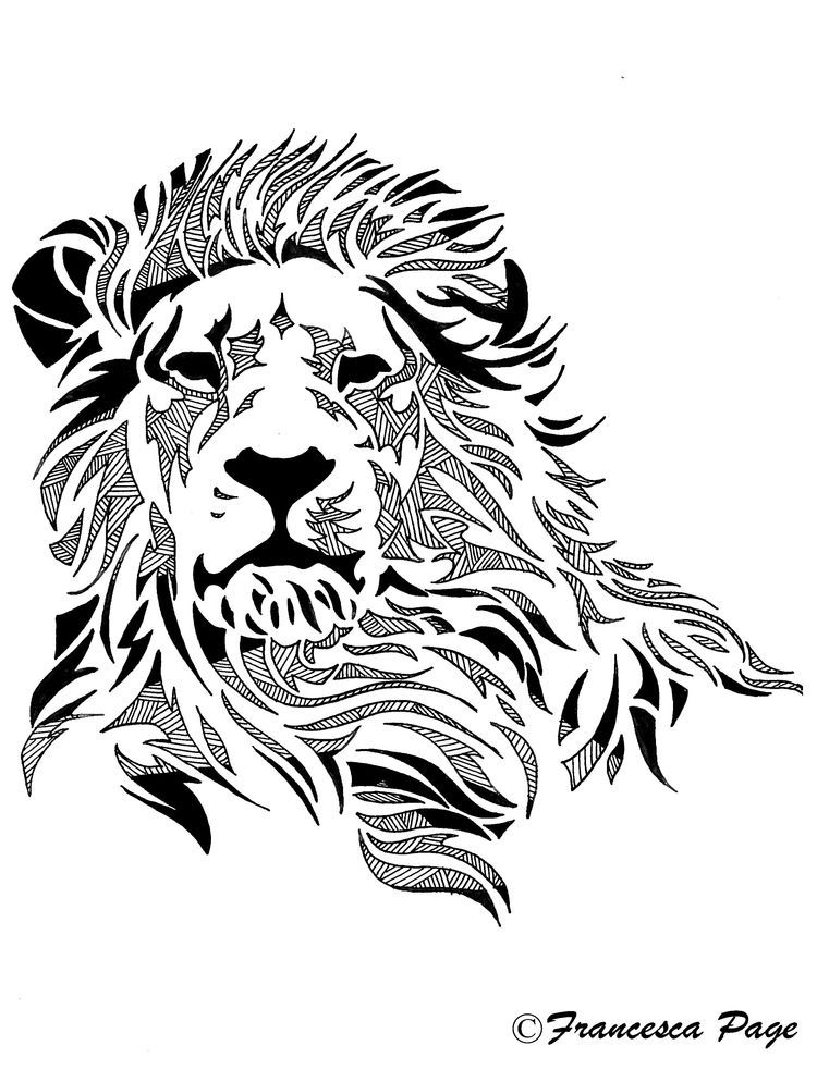 750x994 Art Catalog Lion Drawing, Lion Tattoo