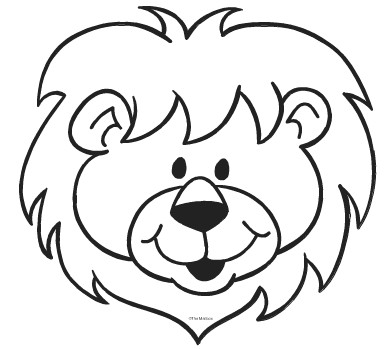 391x349 Lion Clipart Nose On Lion Clipart Black And White
