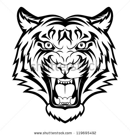 450x470 Tiger Mouth Clipart