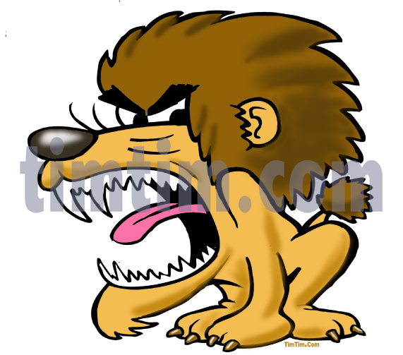 571x503 Free Drawing Of A Angry Lion From The Category Wild Animals