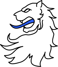 200x229 Categorylion Heads In Heraldry