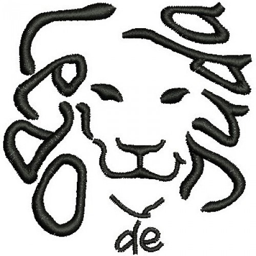 500x500 lion of judah written