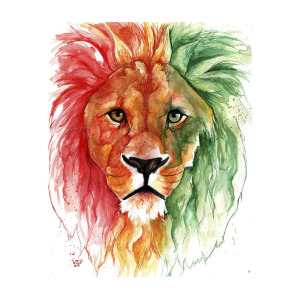 300x300 lion of judah painting