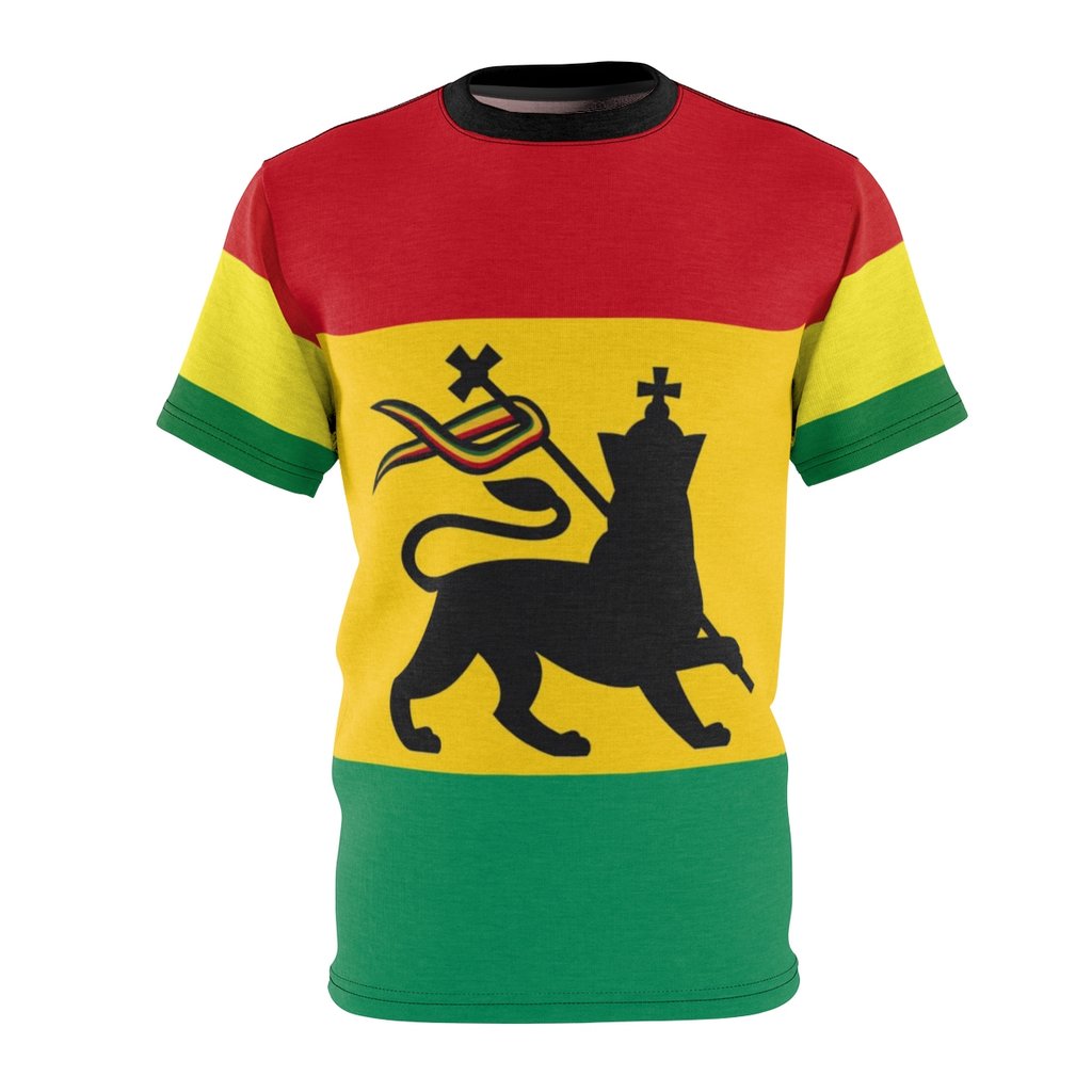 1024x1024 lion of judah unisex aop cut sew tee