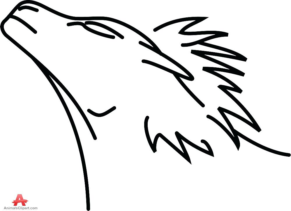 999x727 Outline Lion Face Drawing Clip Art Library Clip Arts Related