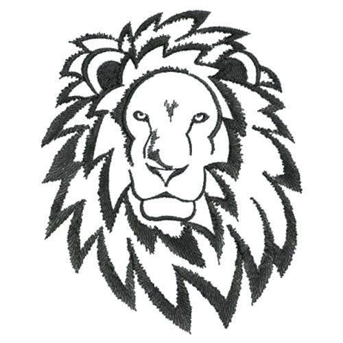 500x500 Outline Of Lion Vector Lion Outline Images