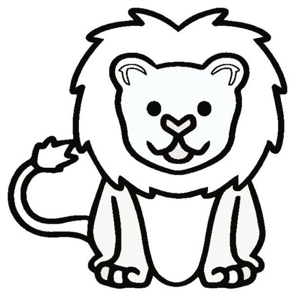 Lion Outline Drawing Free Download On Clipartmag