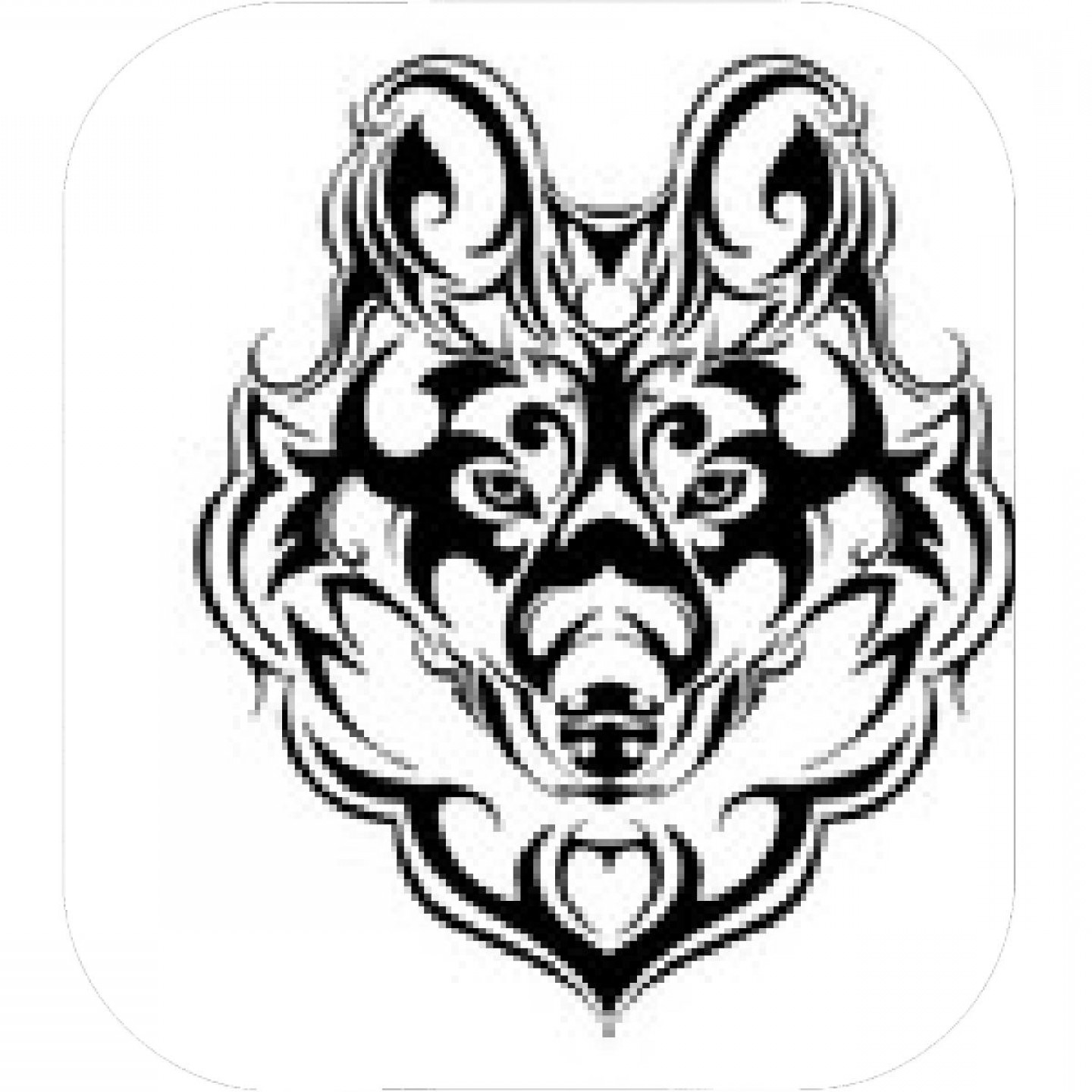 1440x1440 Tribal Lion Paw Vector Shopatcloth