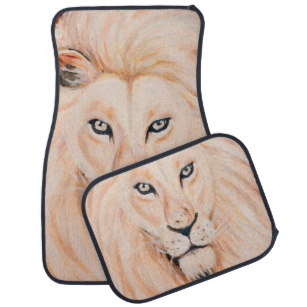 307x307 Lion Portrait Car Floor Mats Zazzle