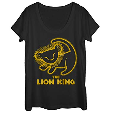 385x385 lion king women's rafiki drawing scoop neck t shirt