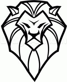 236x290 How To Draw A Cool Lion Head, Step