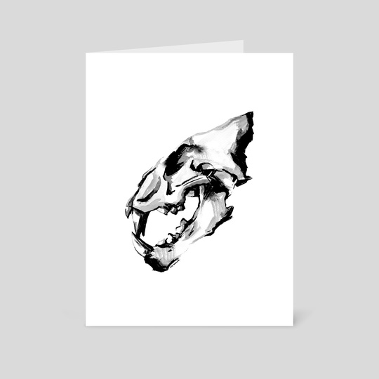 540x540 Lion Skull, An Art Card