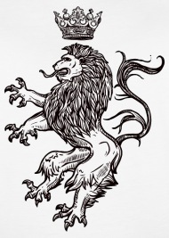 190x267 Heraldic Lion Crown Women's Vintage Sport T Shirt Spreadshirt