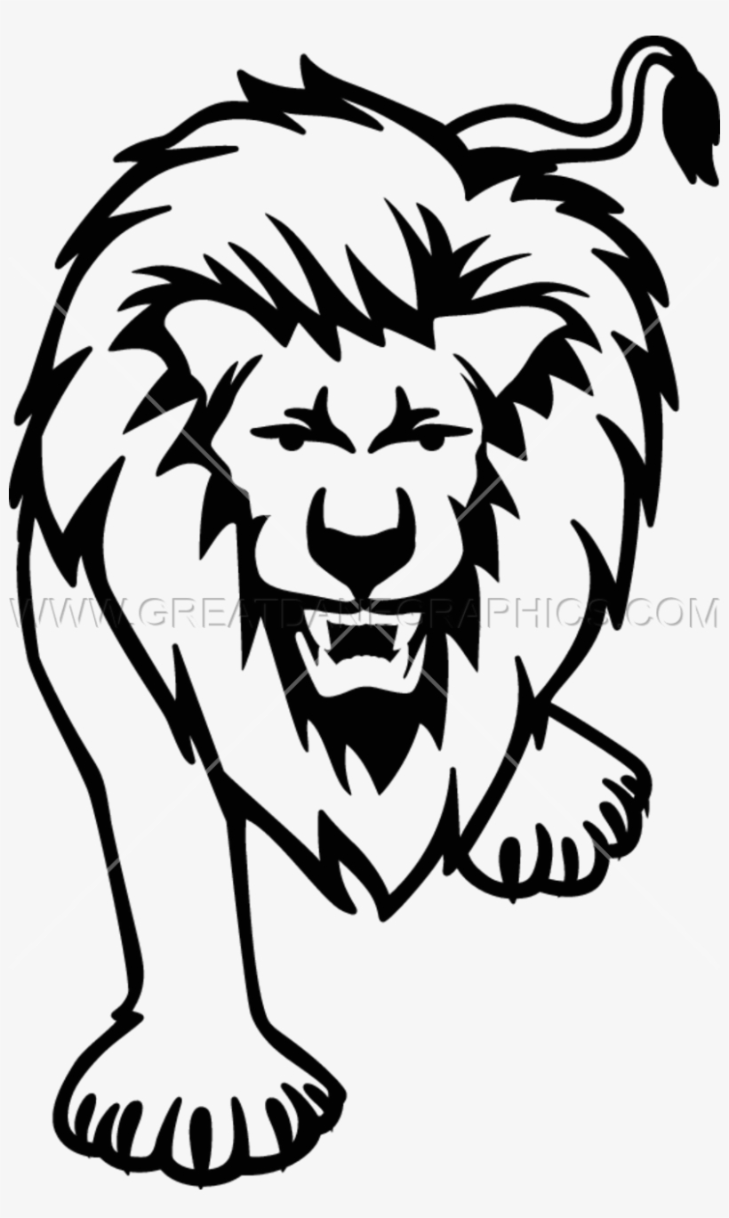820x1369 Lion Drawing Black And White At Getdrawings Transparent Png