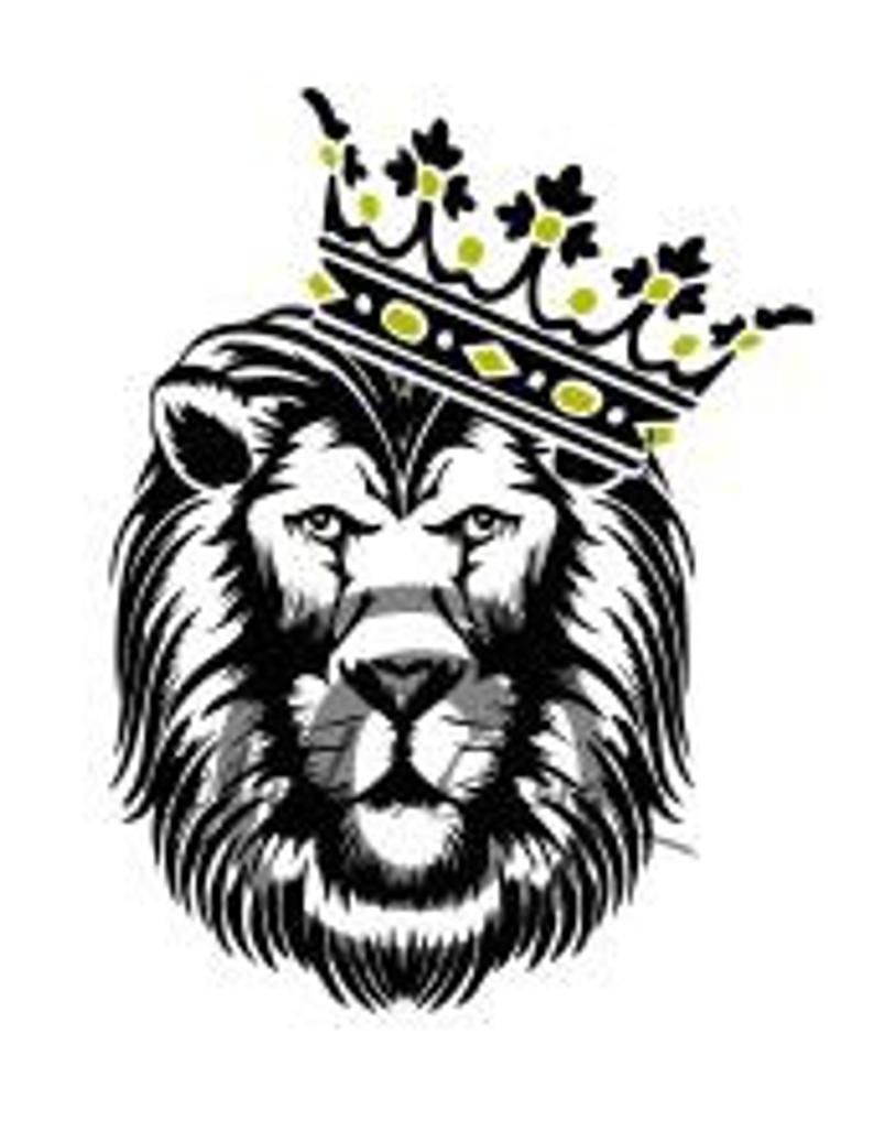 794x1018 Lion Crown Dxf For Silhouette Etsy