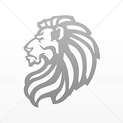 425x425 Cats Wild Various Sizes Decals Stickers Male Lion