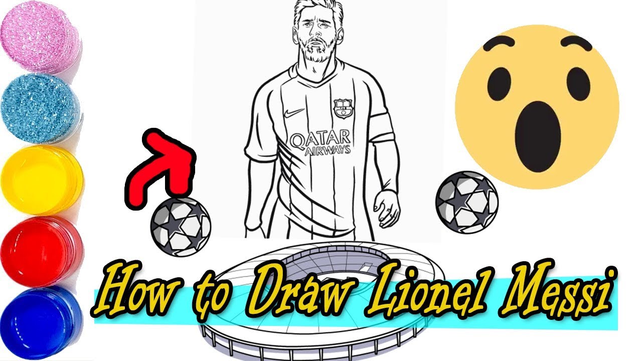 1280x720 how to draw l messi