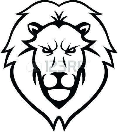 403x450 lion art black and white stylized lion head in zen tangle graphic