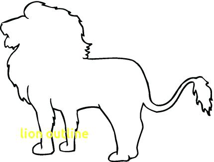 430x326 Lioness Face Outline Free Coloring Pages Lion Drawing Of Mask