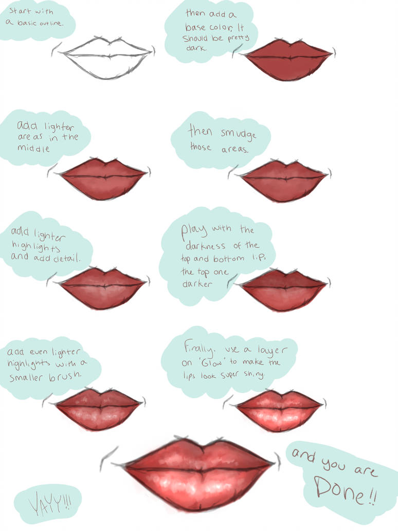774x1033 Drawing Lips