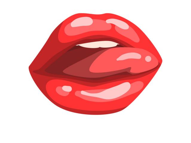 640x480 Free Drawn Tongue, Download Free Clip Art