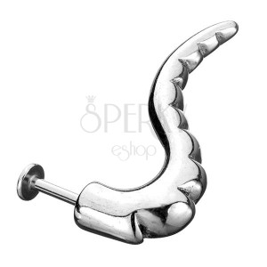 300x300 steel chin and lip piercing