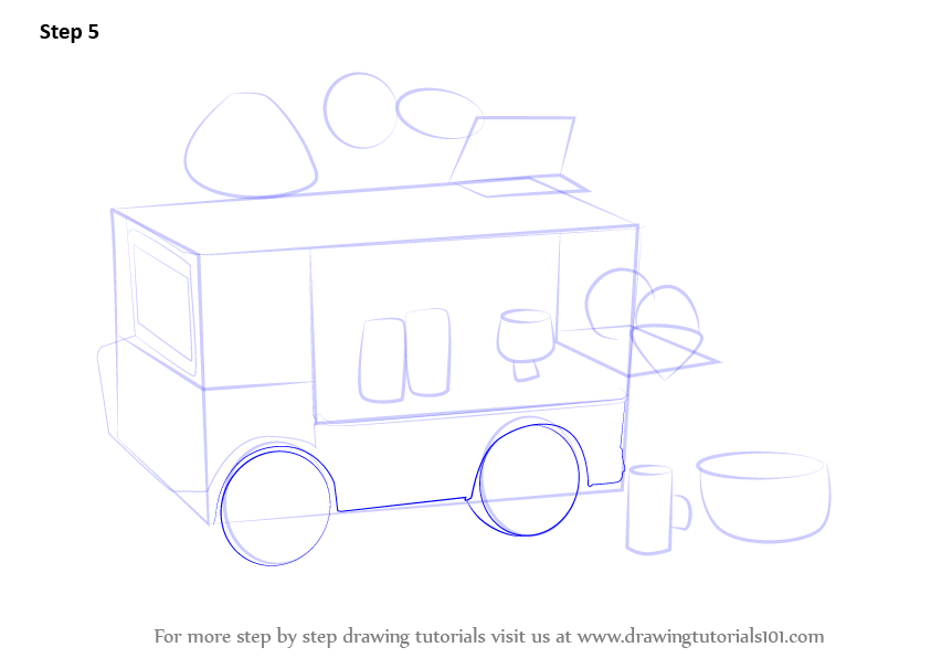 843x596 Learn How To Draw Lipgloss Truck From Num Noms