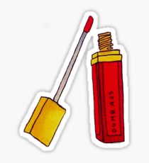 210x230 Lip Gloss Drawing Stickers Redbubble