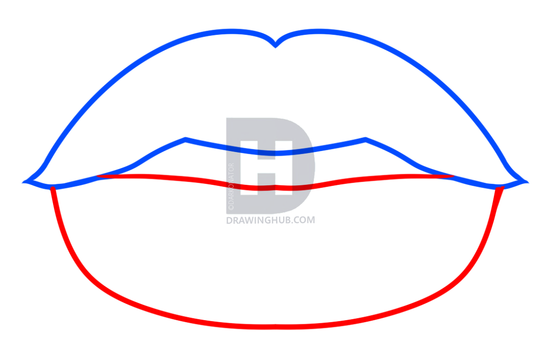 1080x701 Drawing Smoking Lips, Step