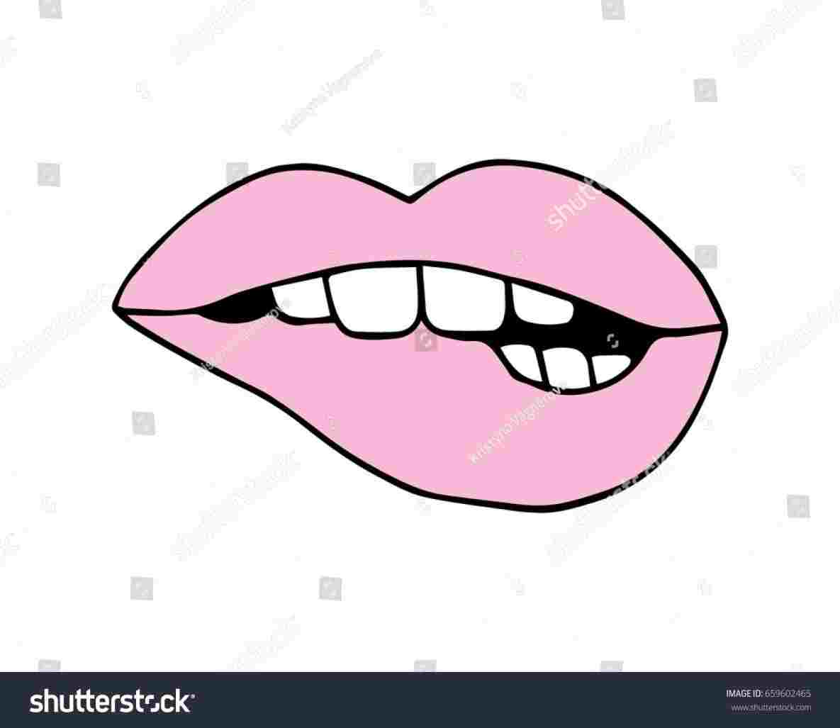 1185x1027 How To Draw Cartoon Lips Smiling