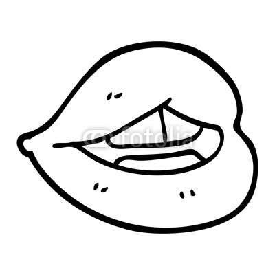 400x400 Line Drawing Cartoon Pink Lips Buy Photos Ap Images Detailview