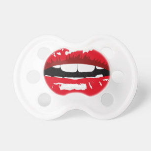 307x307 Cartoon Lips Dummies, Pacifiers Soothers