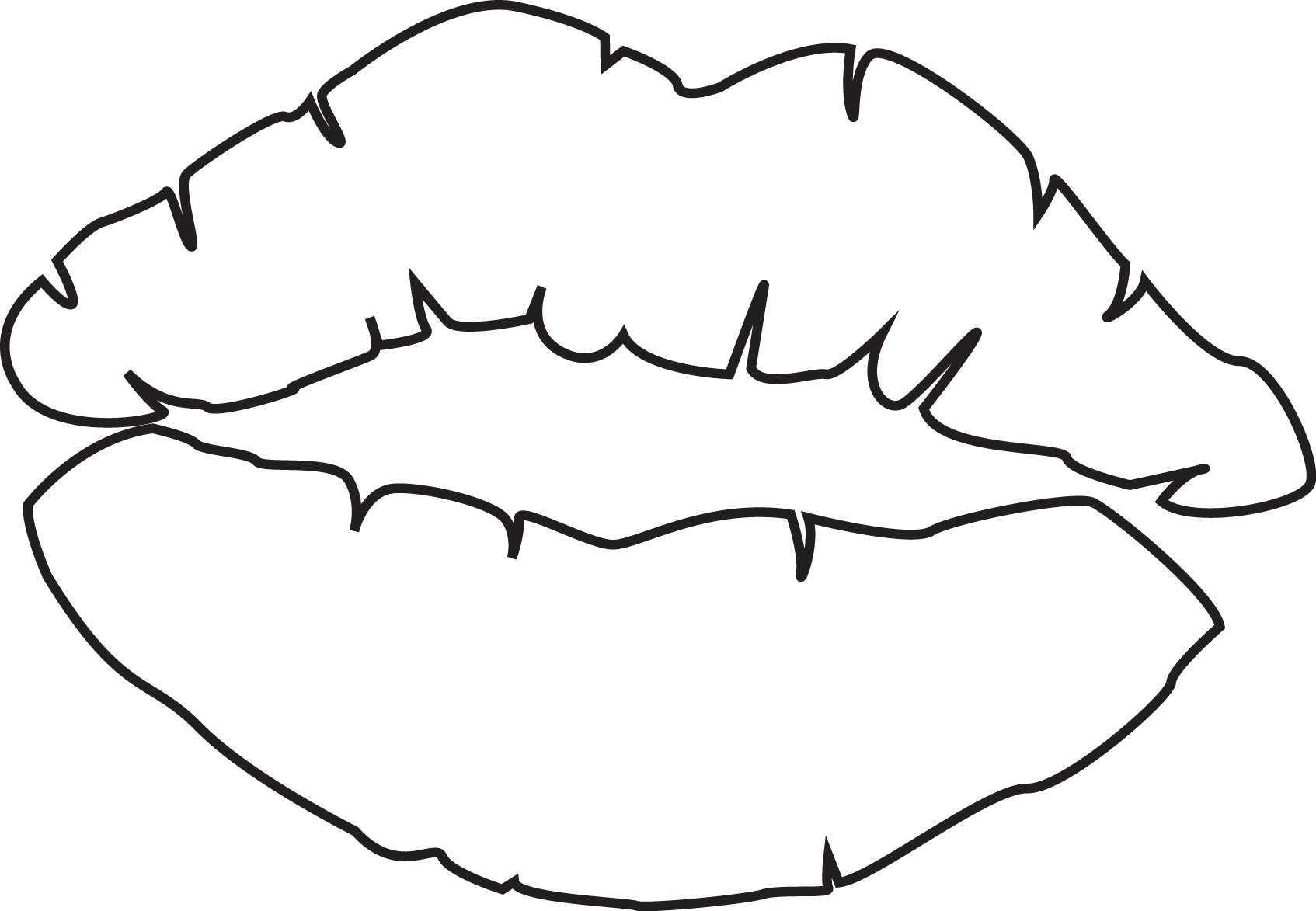 1694x1173 Collection Of Free Drawing Lips Outline Download On Ui Ex