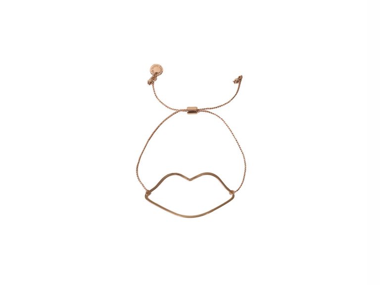 768x576 Lucia Lips Outline Adjustable Bracelet Rose Gold Majic