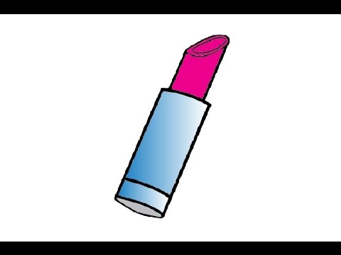 480x360 How To Draw A Lipstick Easy Step