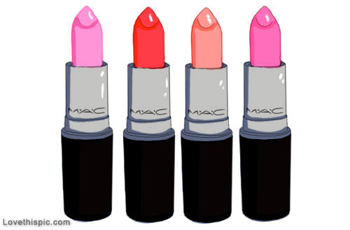 500x329 Mac Lipstick Art Drawing Girly Girl Pink Makeup Art Drawing