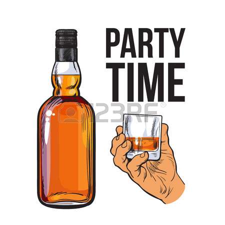 450x450 Drawn Liquor Bottle