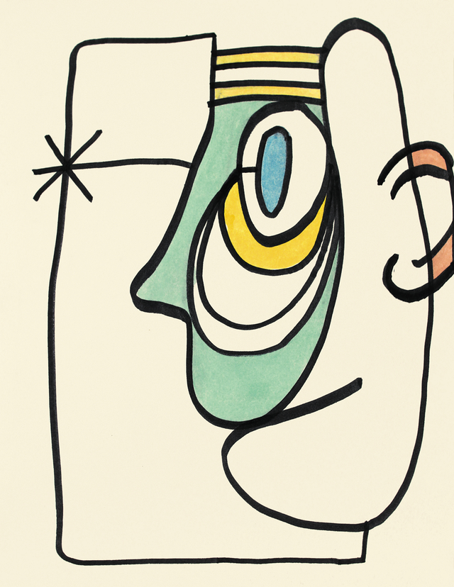 640x828 The Unseen Drawings Of Kurt Vonnegut
