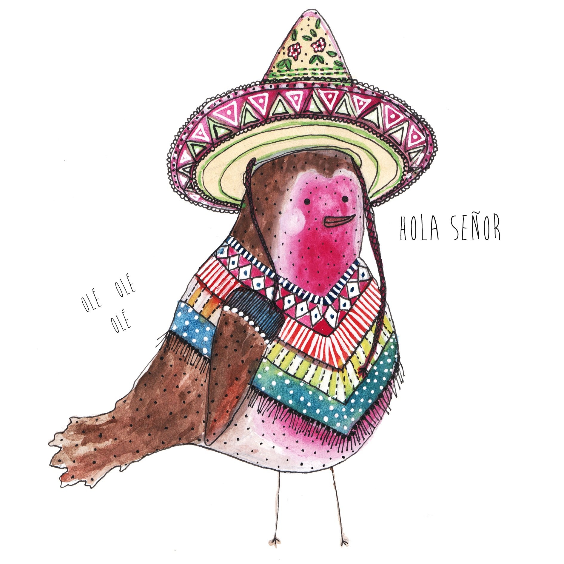 1890x1890 Robyn Draws Stuff On Twitter Litter Lady Water Colour