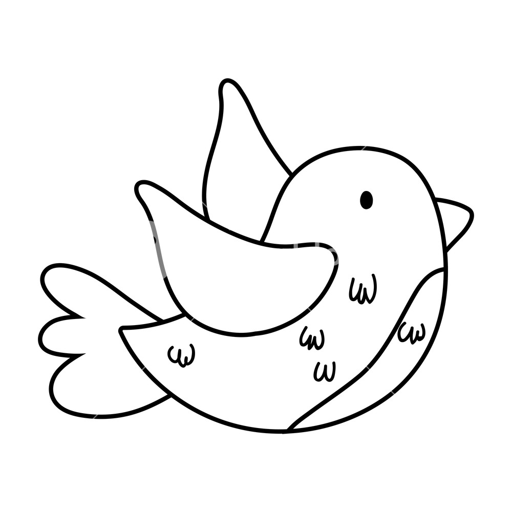 Little Bird Drawing | Free download on ClipArtMag