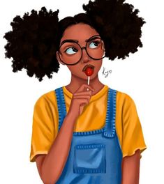 Little Black Girl Drawing | Free download on ClipArtMag