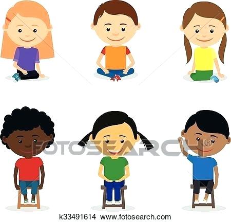 450x432 Drawings Of Little Kids Little Kids Sitting Search Clip Art