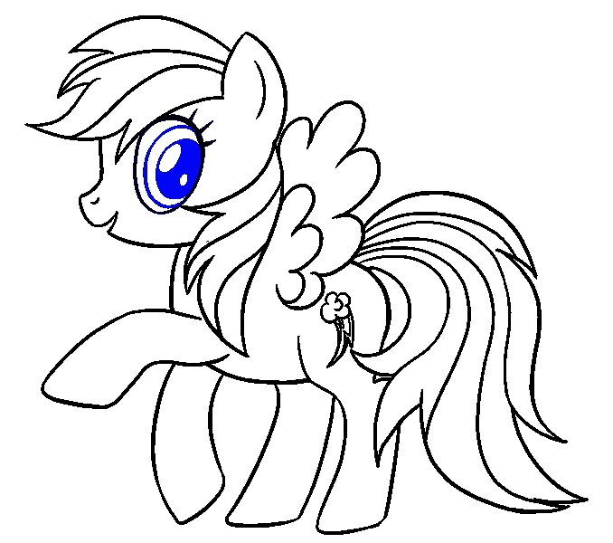 678x600 How To Draw My Little Pony Rainbow Dash On My Little Pony