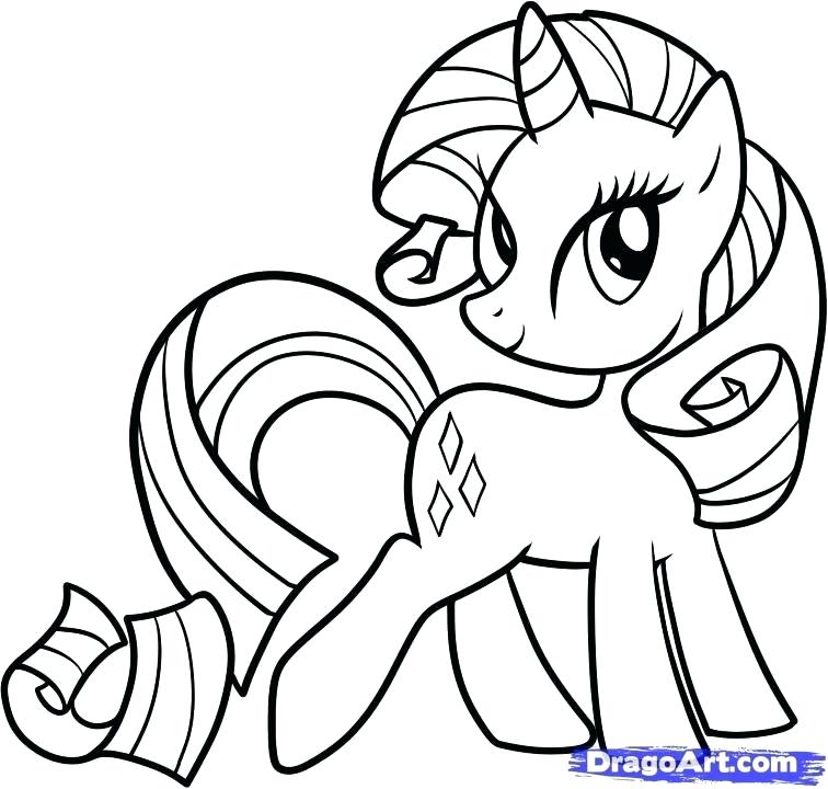 756x720 My Little Pony Drawings Image Titled Draw My Little Ponies Step