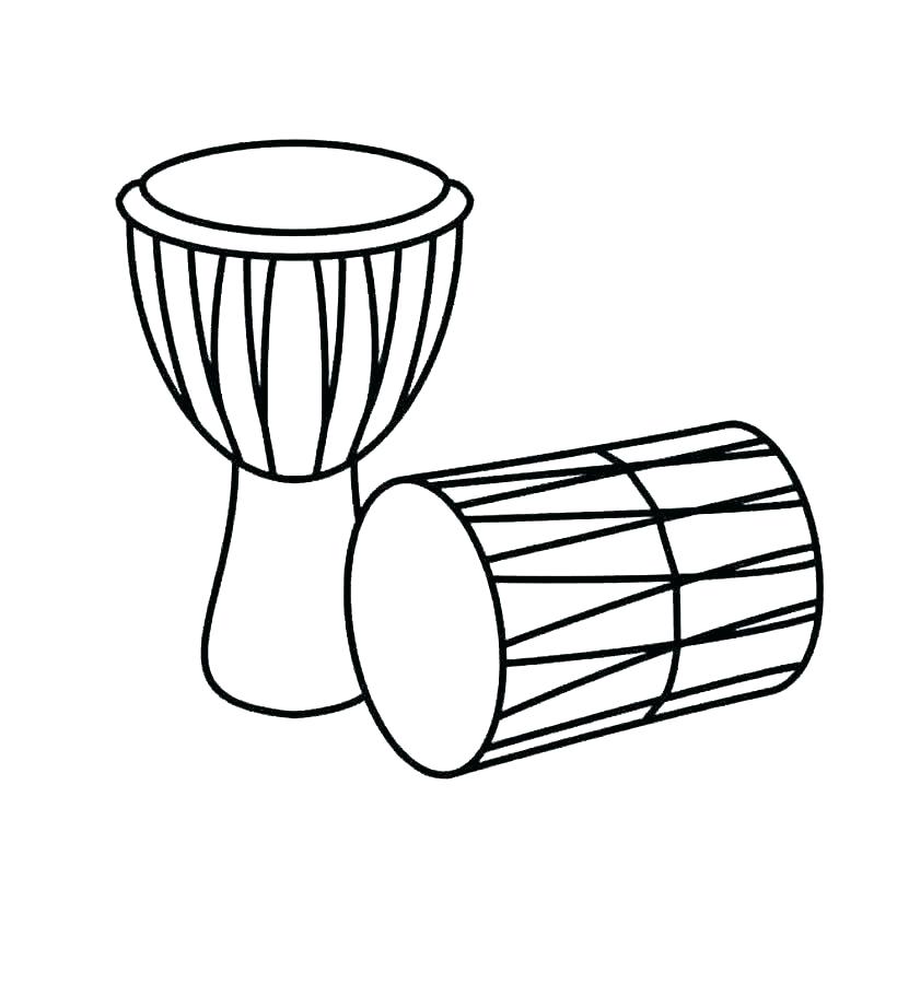 820x900 Drums Coloring