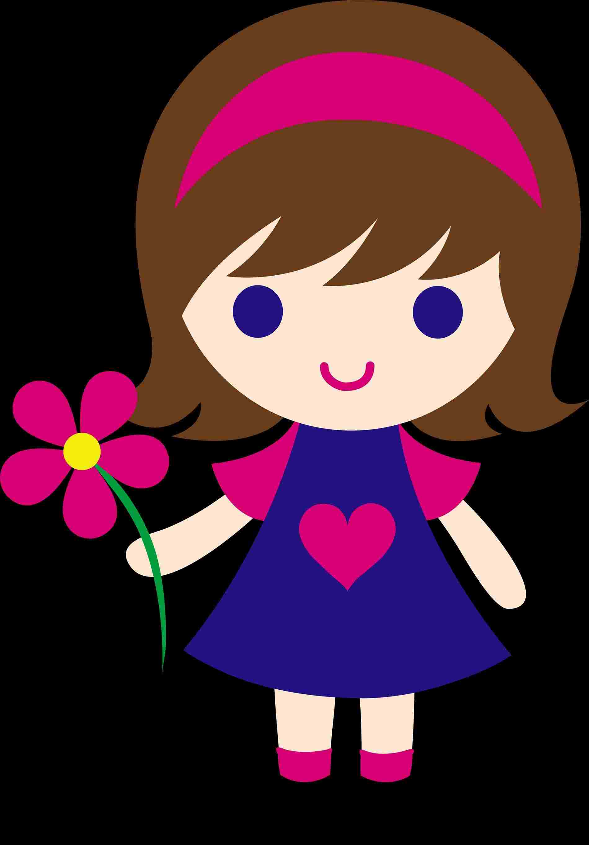 Little Girl Cartoon Drawing | Free download on ClipArtMag