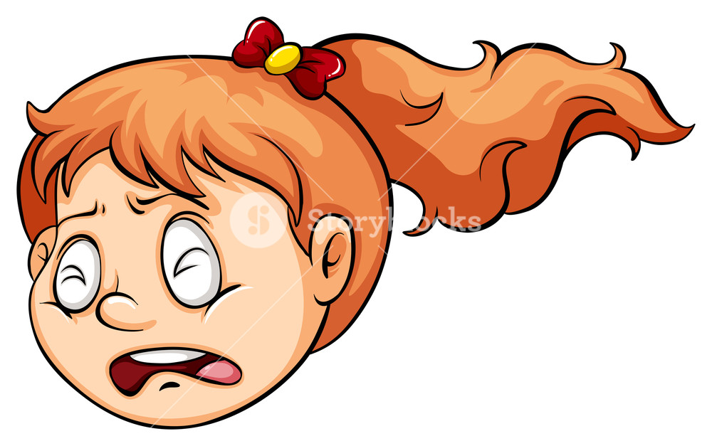 1000x627 A Young Girl Crying Out Loud On A White Background Royalty Free