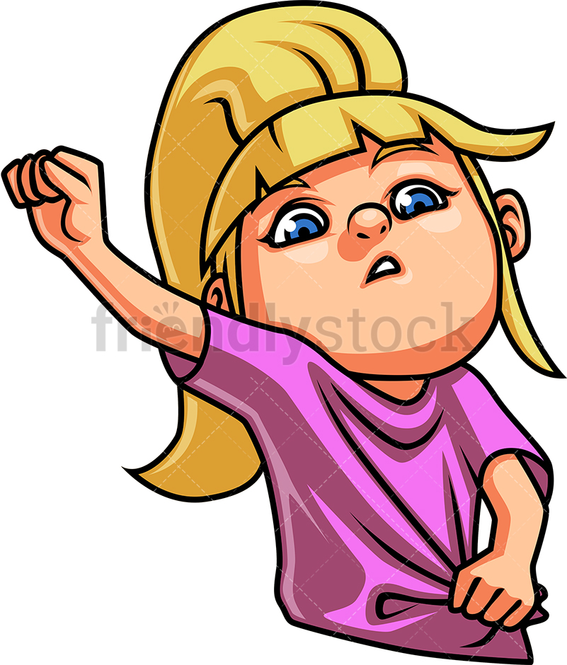 801x940 Little Girl Putting Shirt On Cartoon Vector Clipart