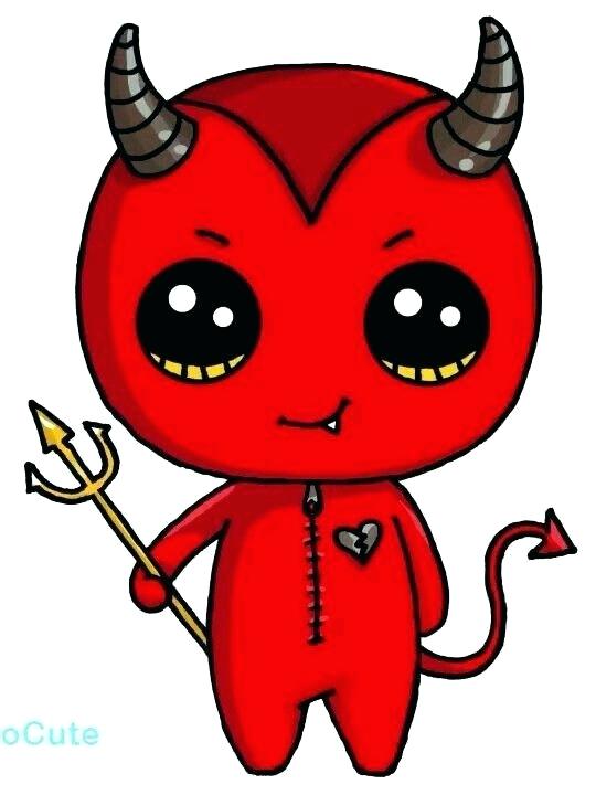 540x720 Drawing Of A Devil
