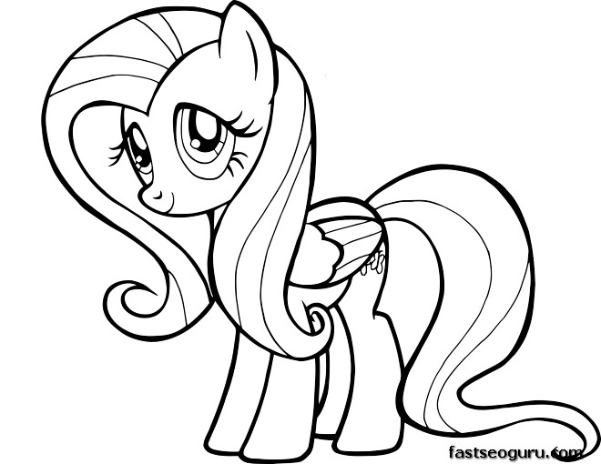 660x510 My Little Pony Drawing Pages Free Download